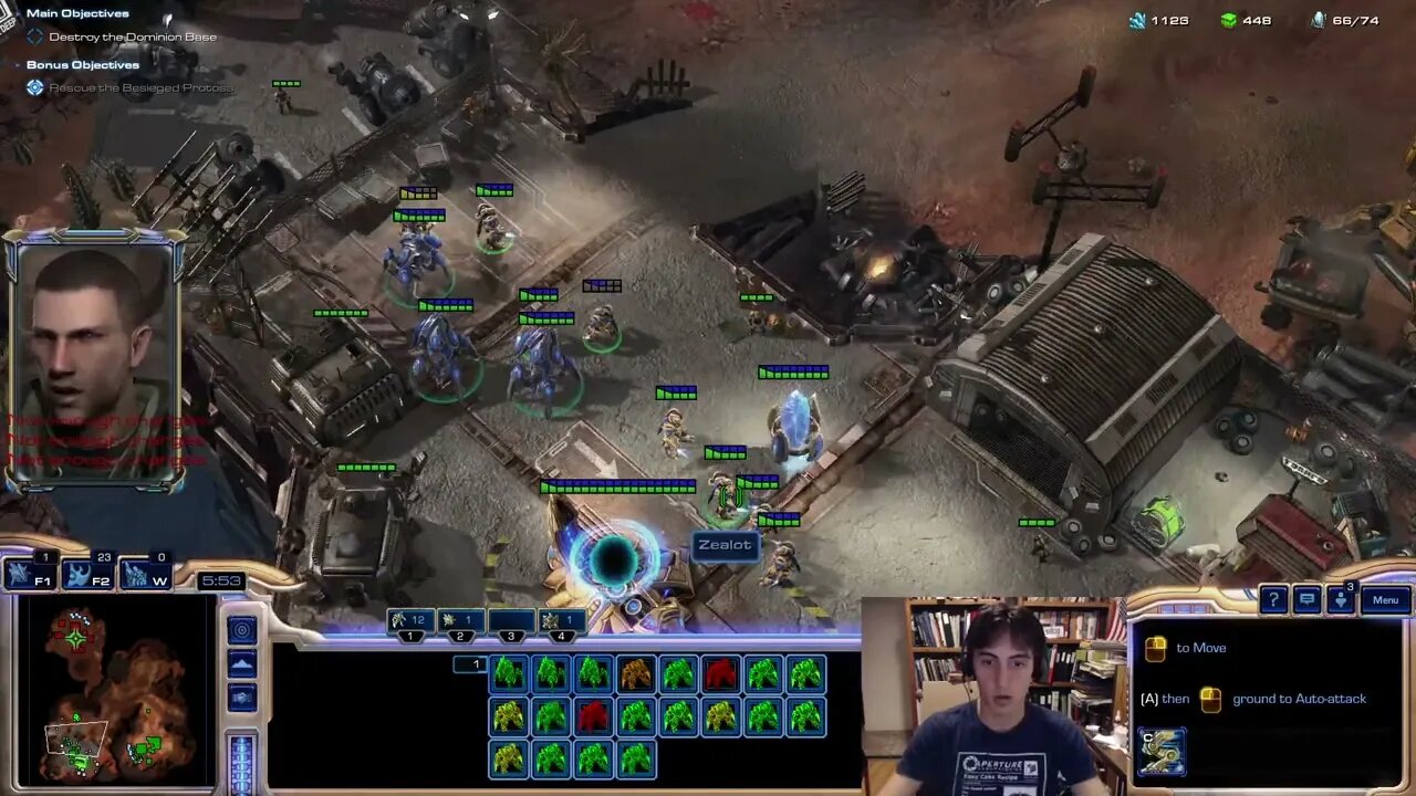 Protoss Wings of Liberty - Mission 2: Fogetting the Cybercore