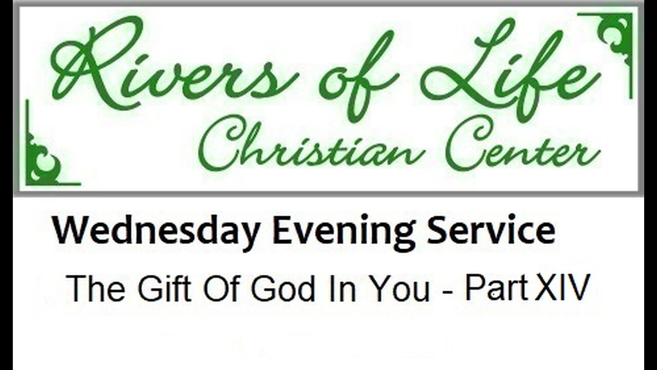 The Gift Of God In You Part XIV