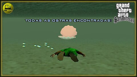 GTA SAN ANDREAS PC DUBLADO PT BR COM GRÁFICO DE PLAY 2 TODAS AS OSTRAS ENCONTRADAS #53 #semedissaum