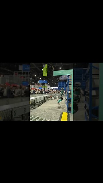 Attention: robots also get tired after five minutes of work.