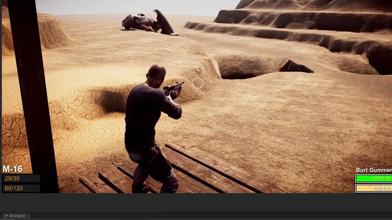 Tremors Game Development Video Blog - Graboid Grabs Car