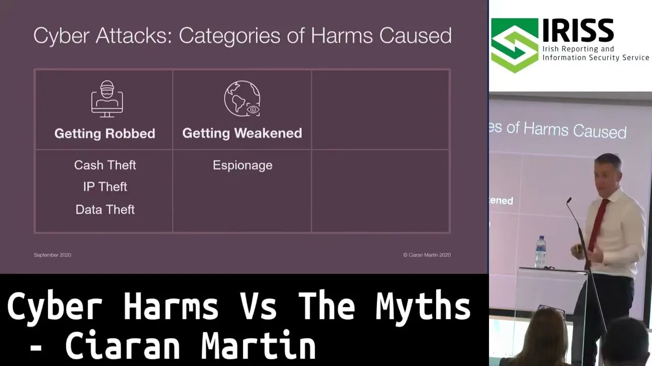 Cyber Harms Vs The Myths by Ciaran Martin