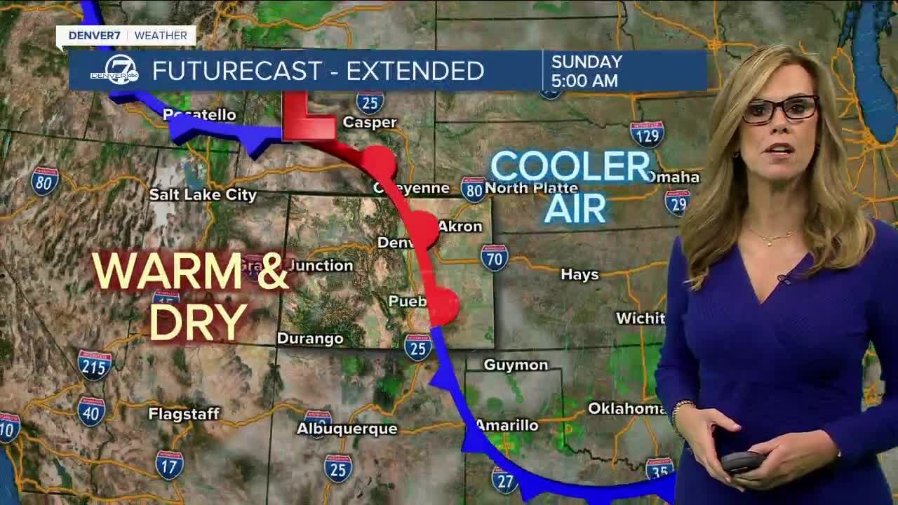 A cool Saturday with showers tonight