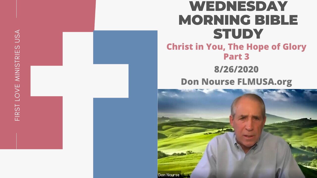 The Fear of The LORD in the Words of Job - Bible Study | Don Nourse - FLMUSA 9/2/2020