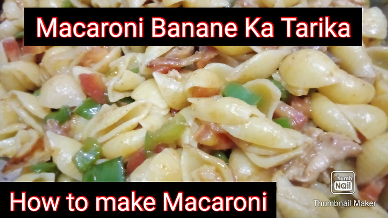 How to make Macaroni Pasta