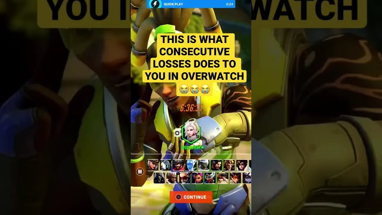 This is what happens when you hold your anger in😭 #shorts #overwatch #youtubeshorts