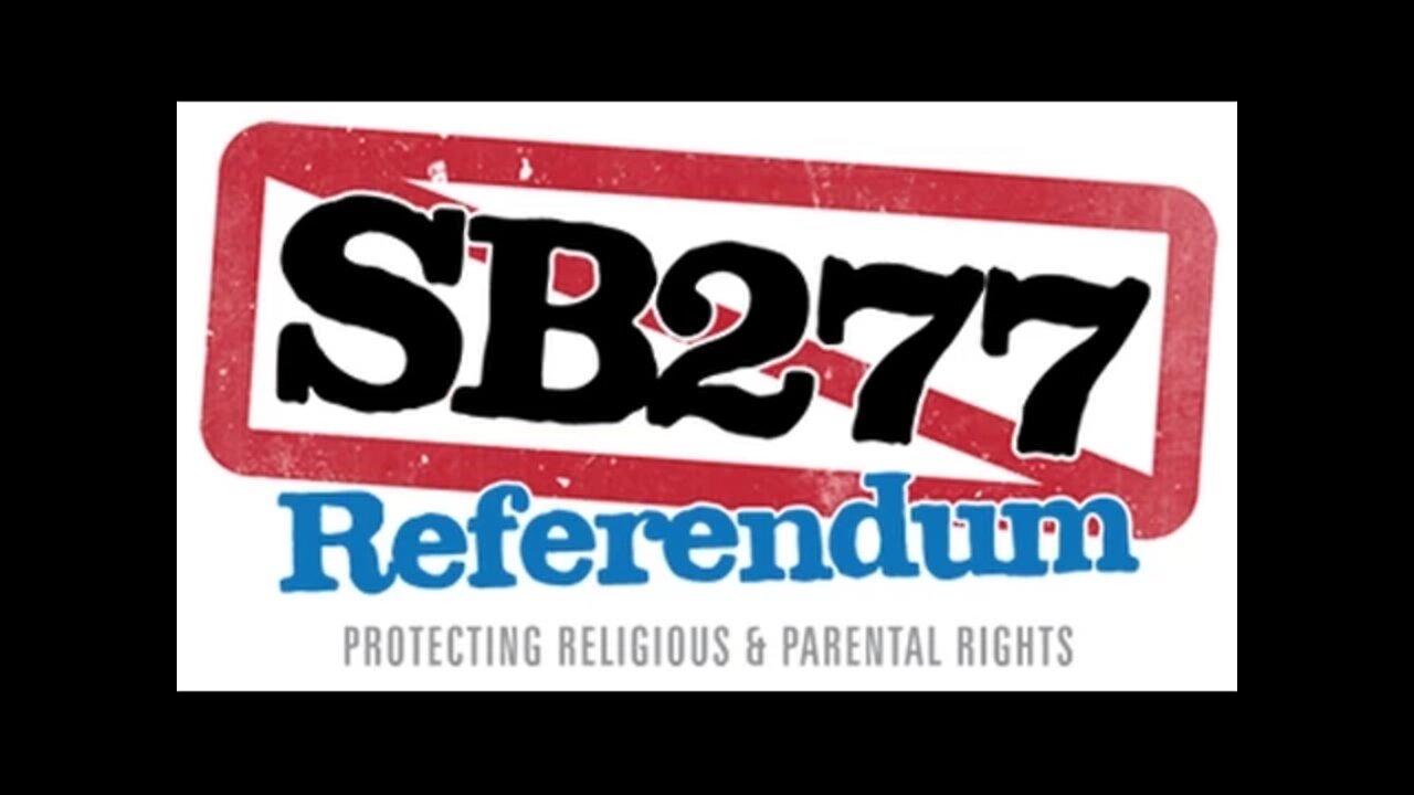 No Mandatory Vaccinations - SB277 Bill