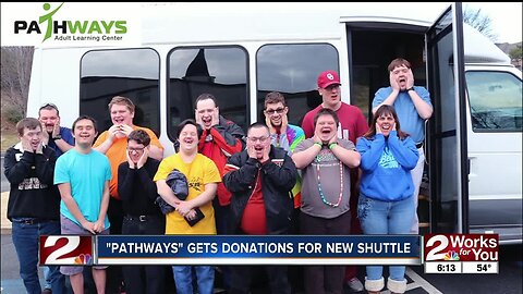 Pathways Adult Learning Center gets donations for new shuttle