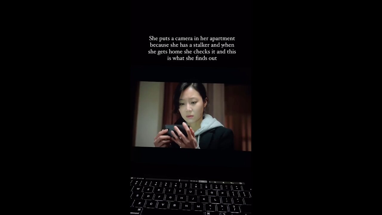 She put a camera in her apartment