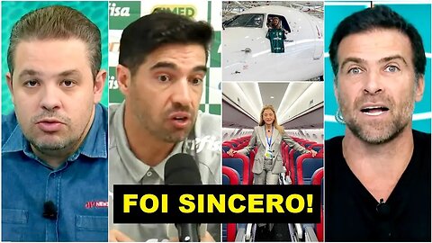 "TÁ CLARO, cara! ISSO que o Abel FALOU do AVIÃO da Leila foi porque..." VEJA DEBATE sobre Palmeiras!