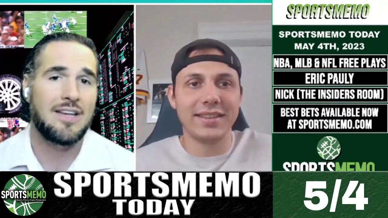 SportsMemo Today | Free Sports Picks | NBA Playoffs Predictions | MLB Thursday Picks | 5/4