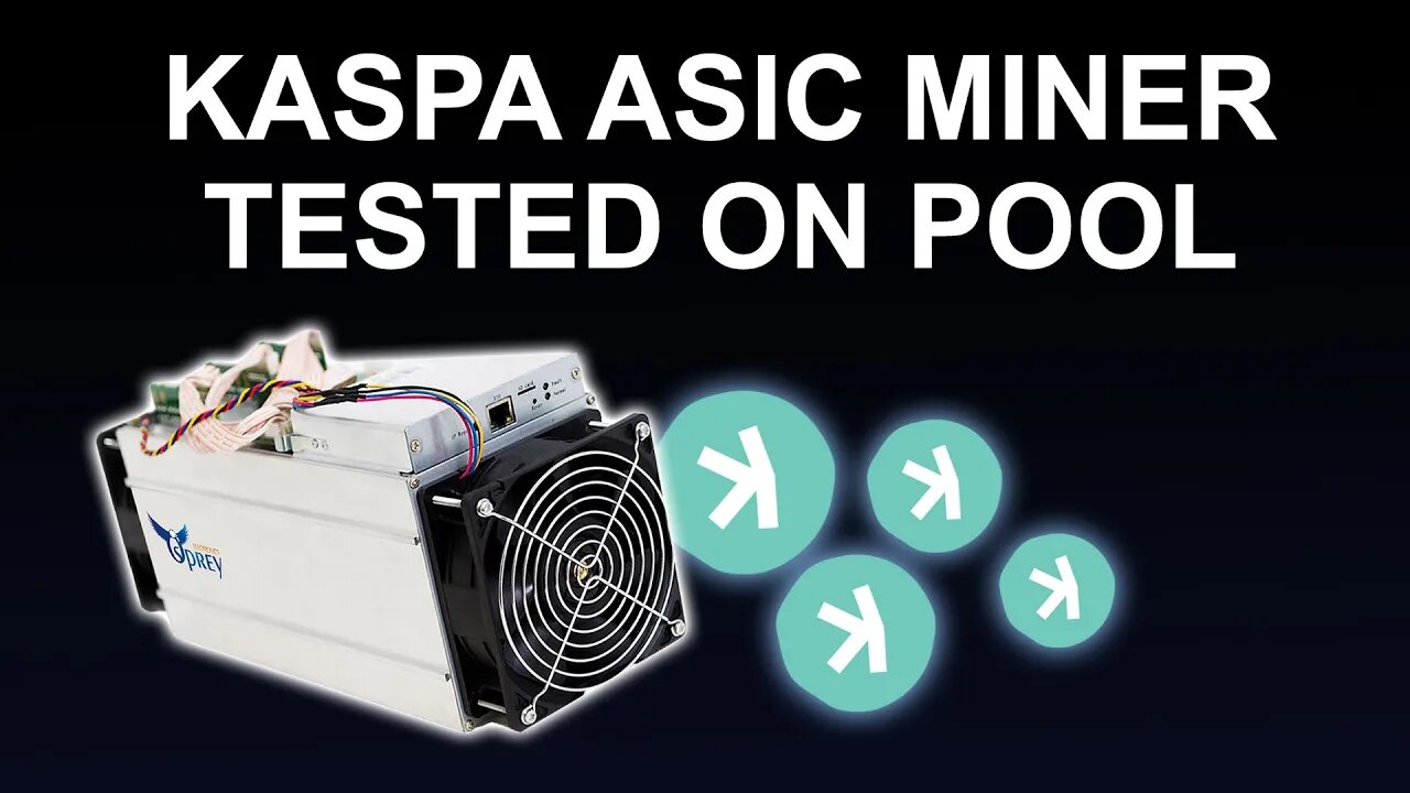 New Kaspa Coin ASIC Miner Testing on Pools