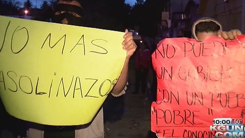 Protests errupt in Mexico over high gas prices