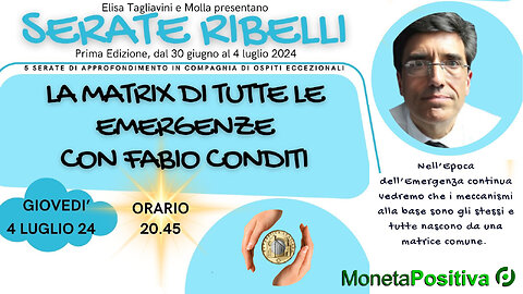 La Matrix di tutte le emergenze - Fabio Conditi e Molla 9MQ - 4 luglio 2024