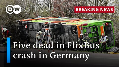 Five killed in Flixbus crash in Germany