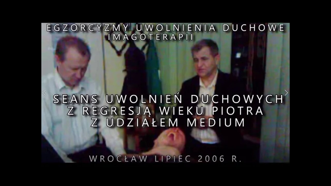 EGZORCYZMY OPĘTANIE, UWOLNIENIA DUCHOWE OD NEGATYWNYCH ENERGII ZŁA-SEANS EKSPERYMENT/2006©TV - IMAGO