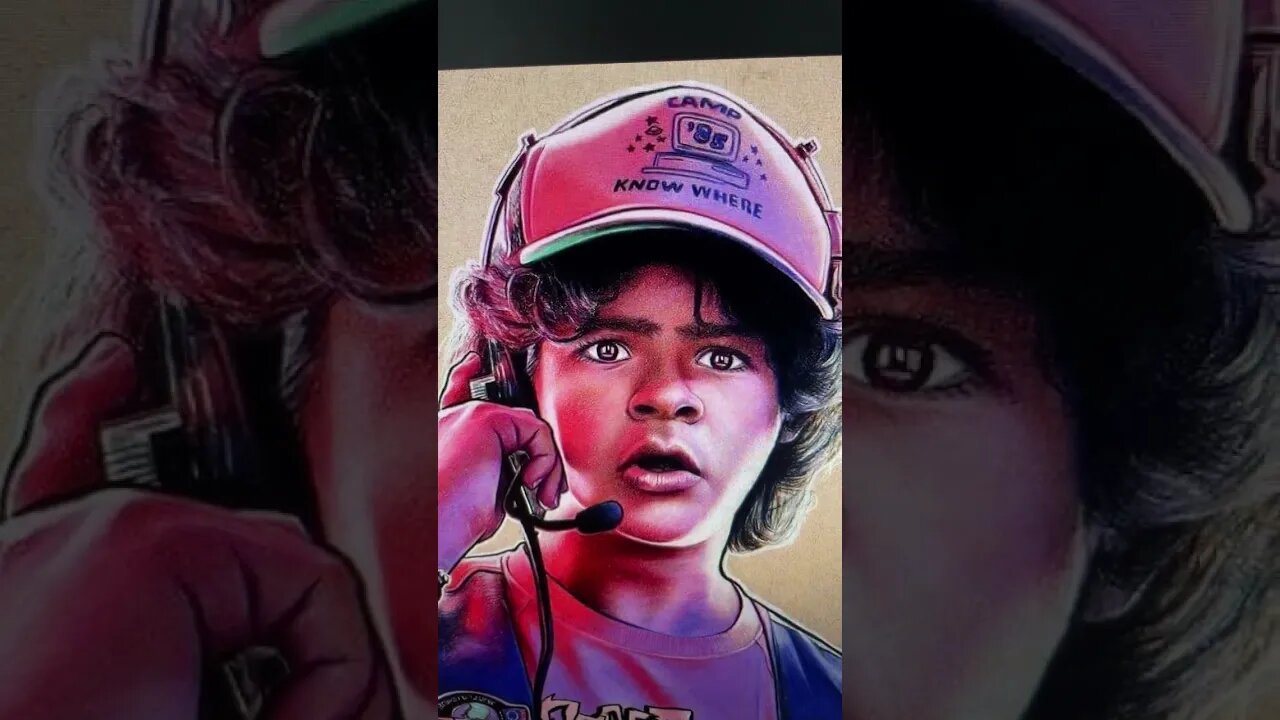 I Want to Draw ✍🏼 Dustin Stranger Things Season 4 - Shorts Ideas 💡