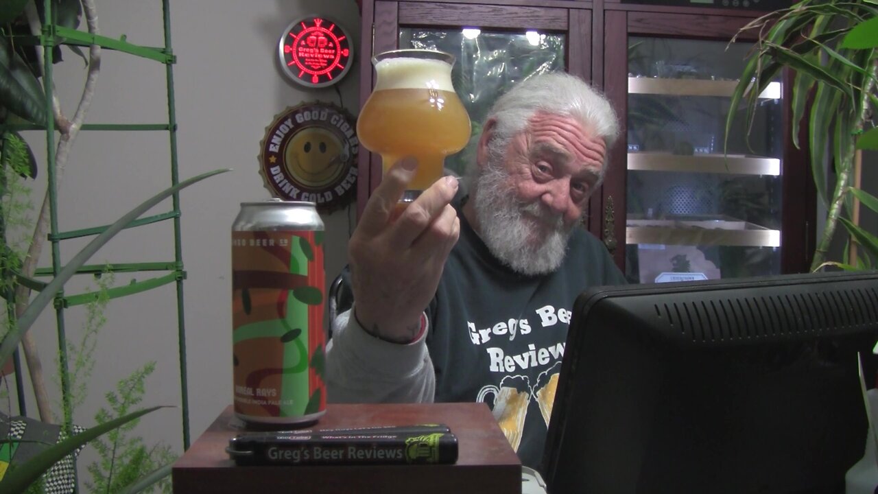 Beer Review # 4719 Bingo Beer Co Boreal Rays Double IPA