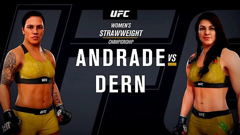 EA Sports UFC 3 Gameplay Mackenzie Dern vs Jessica Andrade