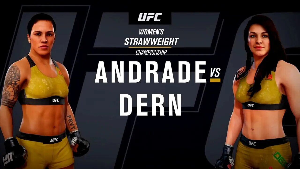 EA Sports UFC 3 Gameplay Mackenzie Dern vs Jessica Andrade