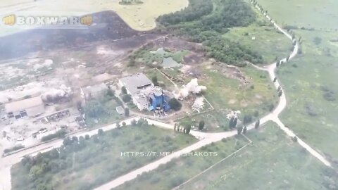 Enemy positions at the Lisichansk gelatin plant
