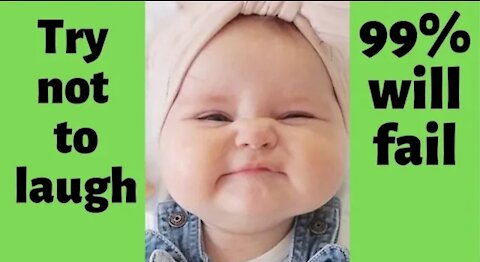 Try not to laugh impossible challenge hardest version ever - Funny baby vines compilation