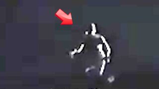 Aliens use light to escape when someone sees them