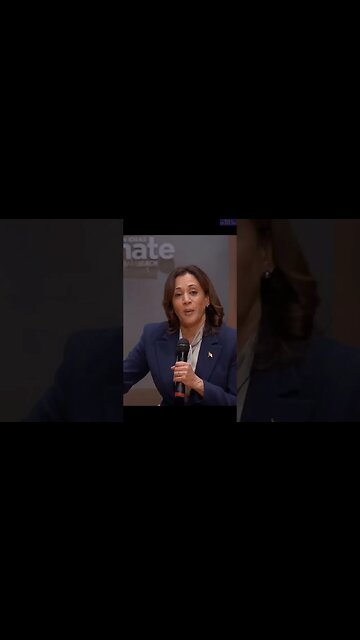 Kamala Harris the deep-thinking affirmative action VP talks about 'climate mental health.'
