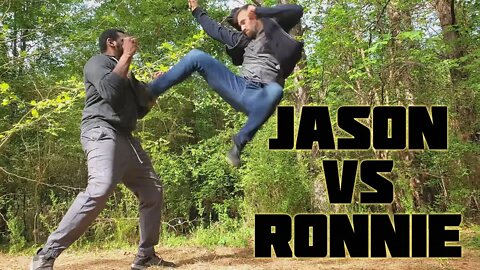 Ronnie Shalvis VS Jason Hanna Fight In the Woods