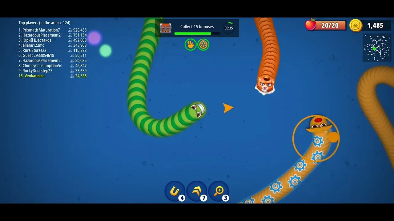 CASUAL AZUR GAMES Worms Zone .io - Hungry Snake 30