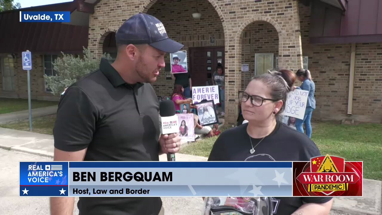 Ben Bergquam Live From Uvalde Protest