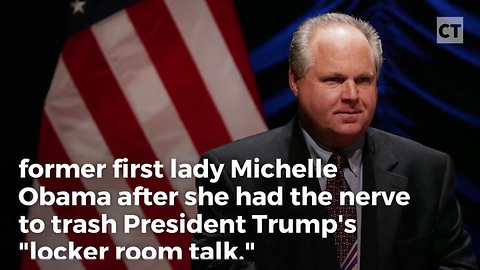 Rush Revealed Michelle’s Perverted Past After She Trashed Trump