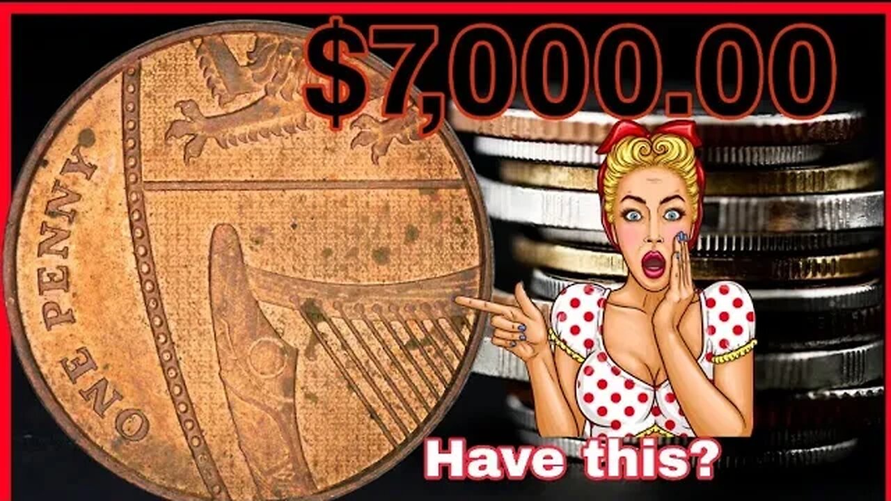 Ultra Rare UK One Penny most Valuable One Penny worth up $7,000 to look for Coins worth money!