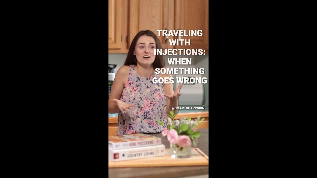 When Something Goes Wrong When Traveling with Injections | Smart Sharps Bin | Let's Talk IBD