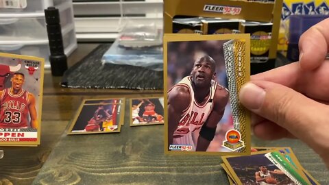 1992-93 Fleer Basketball Series 1 Jumbo box break