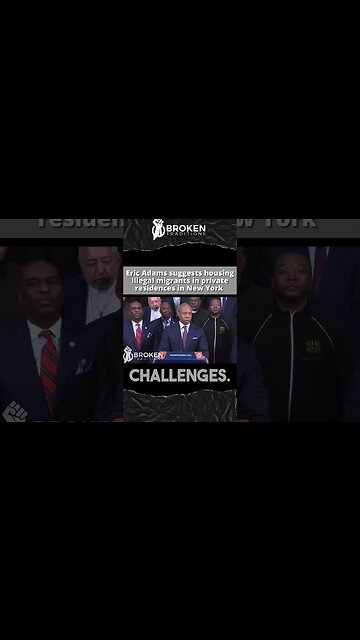 Eric Adams suggests housing illegal migrants in private residences in New York.#nyc #shrots