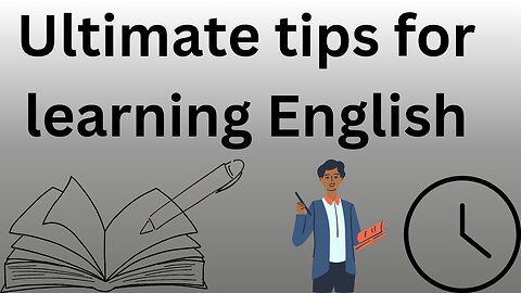 Amazing tips for learning English language