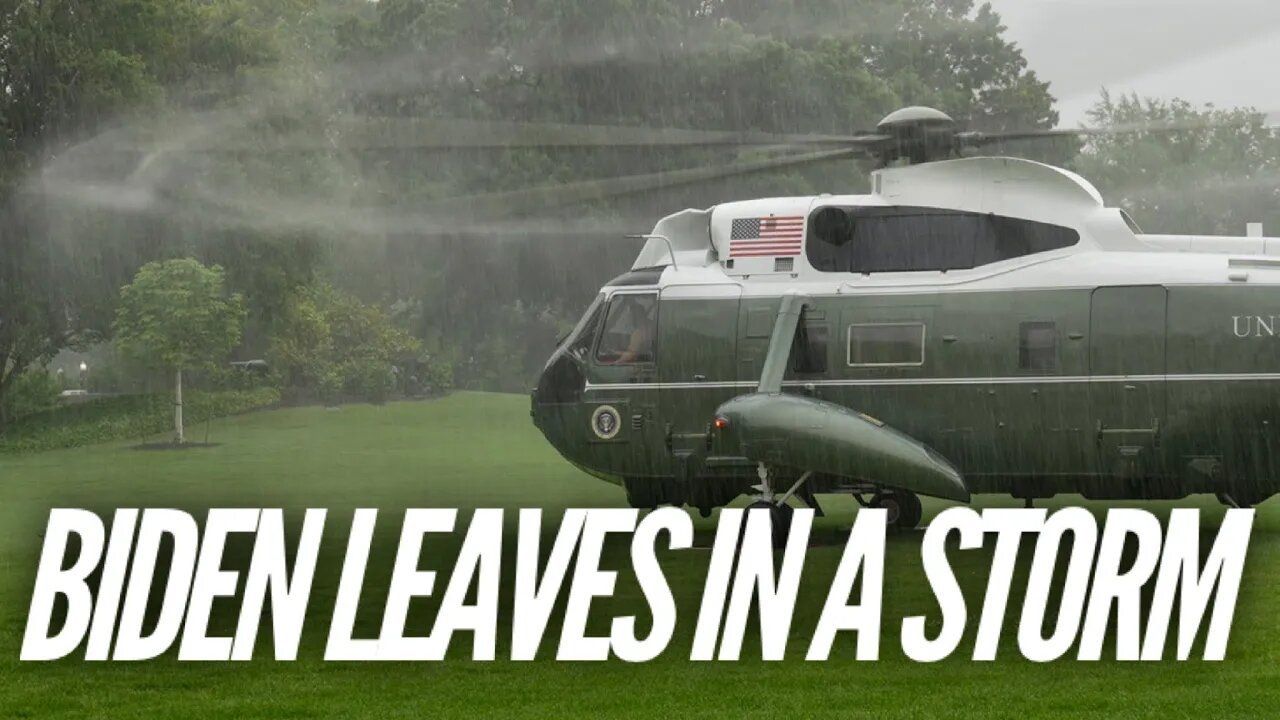 Mega Memorial Day run around D.C. from Arlington to the White House, and Marine One in a storm.