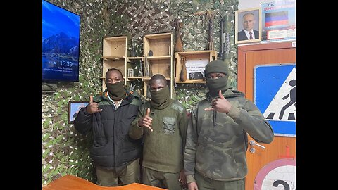 African volunteers in the North Military District zone
