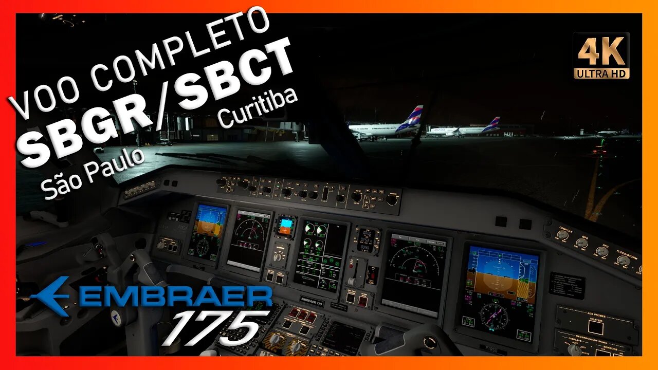 MSFS - VOO COMPLETO (SÃO PAULO/CURITIBA) - E175 FSS