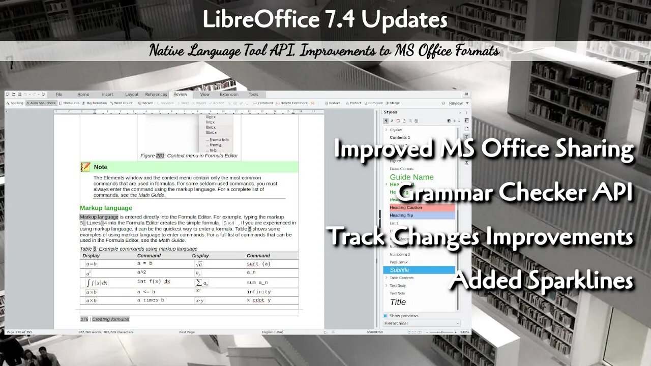 What is New in LibreOffice 7.4 (Aug 22 Update)