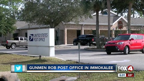 Reward offered in robbery at Immokalee post office