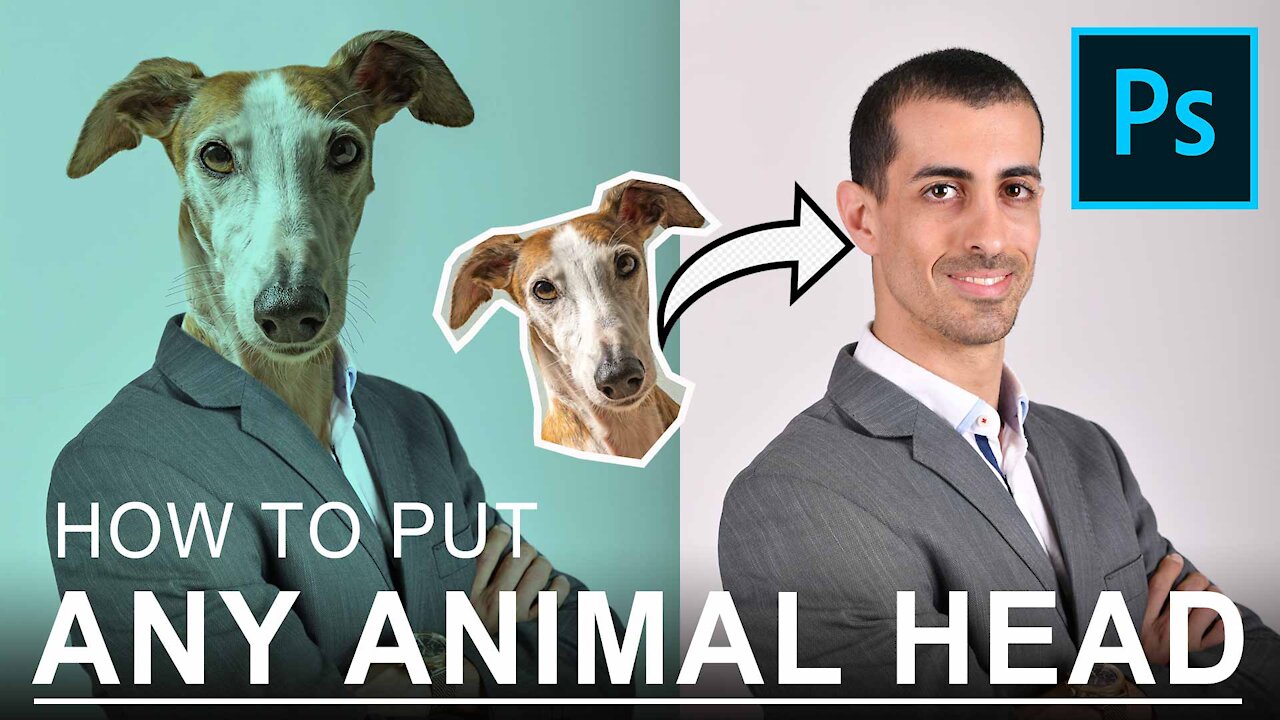 How to Replace Human Head with Any Animal Head in Photoshop