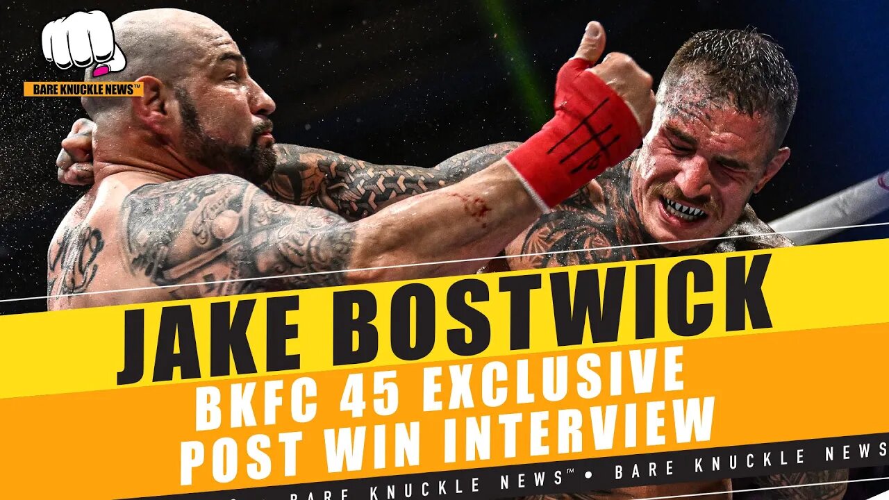 #JakeBostwick Eyes #MiddleweightBelt After #BKFC45 Win #bareknucklenews