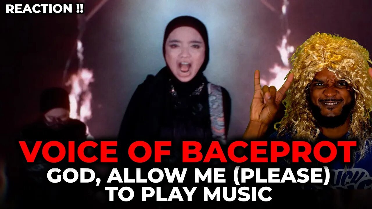 FIRST TIME! 🎵 Voice of Baceprot - God, Allow Me Please To Play Music REACTION