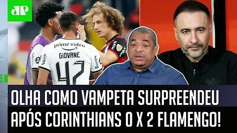 "QUER SABER? Se EU FOSSE o Vítor Pereira..." Vampeta SURPREENDE após Corinthians 0 x 2 Flamengo!