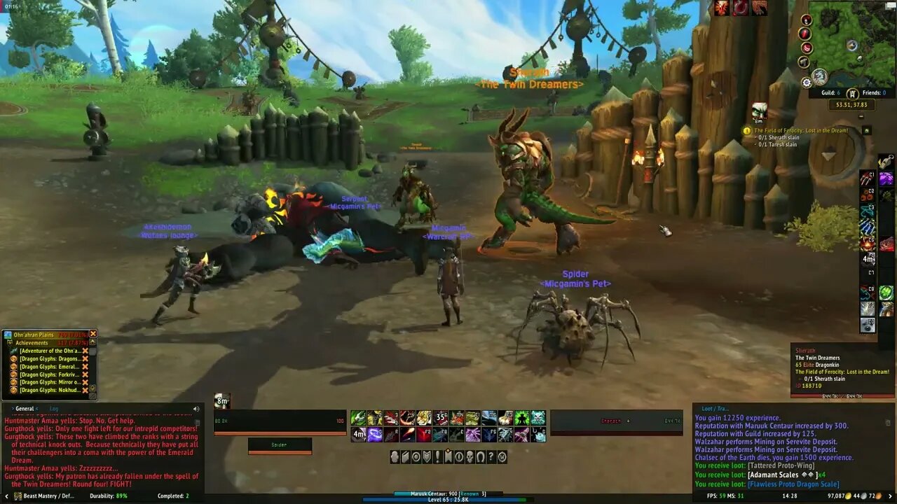 World of Warcraft Dragonflight The Field of Ferocity Lost in the Dream