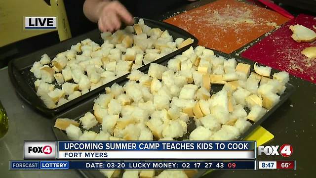 Summer camp teaches kids how to cook -- 8:30am live report