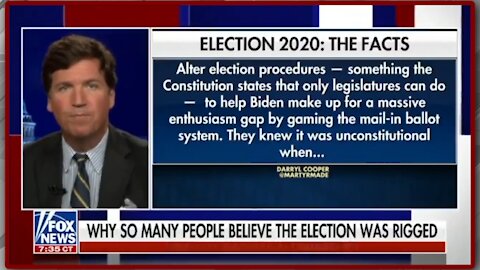 Tucker Carlson - Why So Many People Believe The Election Was Rigged - 2358