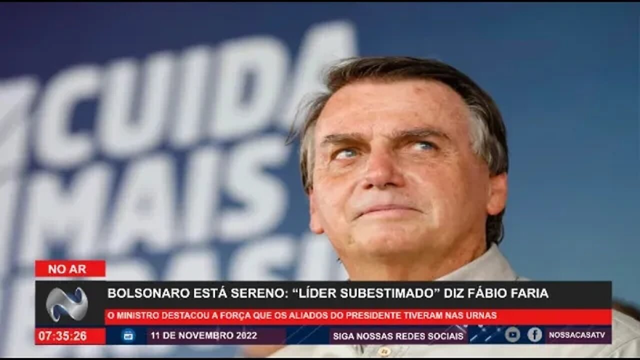 Bolsonaro recebe ministro no Palácio da Alvorada